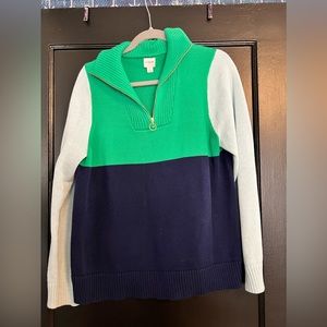 JCrew Pullover Half Zip/Size L